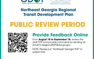 Public Review Period Begins for Northeast Georgia Regional Transit Development Plan